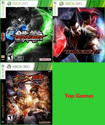 Tekken Tag Tournament 2 - Tekken 6 แผ่นเกม Xbox 360 สำหลับเครื่องแปลง RGH/JTAC LT2.0 LT3.0