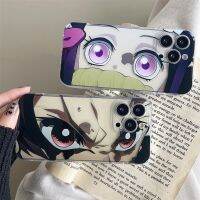 【YF】✸☊  Cartoon Japan Anime Demon Slayer Tanjirou Kamado Nezuko iPhone 14 13 12 Luxury Cover