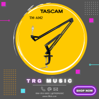 ส่งฟรีทั่วประเทศ TASCAM TM-AM2 ขาตั้งไมค์สแตนเลสแบบหนีบโต๊ะ (สินค้าใหม่แกะกล่อง รับประกันศูนย์ไทย)