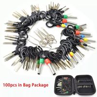 {7ho car tools} 100Pcs Puller Tool Motorist Kit Wires Pin Extractor Automotive Stylus Tooling Set Car Terminals Removal Auto Disassembly Tooling