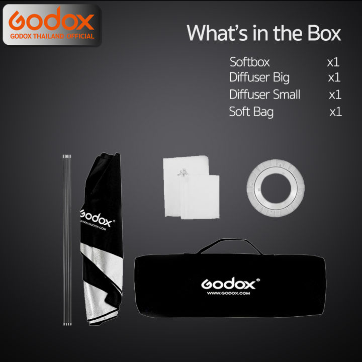godox-softbox-sb-bw-30-120-cm-bowen-mount-ถ่ายรูปสินค้า-วิดีโอรีวิว-live-วิดีโอ-ถ่ายรูปติบัตร-สตูดิโอ