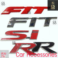 โลโก้ ตกแต่ง รถยนต์ HONDA เลือกได้ FIT Si RR ติดตั้งง่าย ด้วยการลอก กาวสองหน้า แล้วแปะ Logo ลงไป (วัสดุทำมาจากพลาสติกABS ด้านหลังเป็นกาวสองหน้า3M)