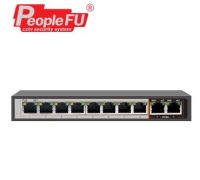 PoE Switch 8 port+2 Uplink 10/100/1000 รุ่น FU SWAI 1008G ระยะจ่ายไฟ 250 เมตร.