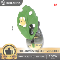 hebeanna 1PC Totoro ตัวเลขรุ่น Totoro Girl กับ Leaf Model My Neighbor Totoro KID Toy