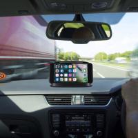PINKS โทรศัพท์มือถือแท่นวางสำหรับรถ, รถที่วางโทรศัพท์แผงหน้าปัดรถยนต์ GPS ผู้ถือ