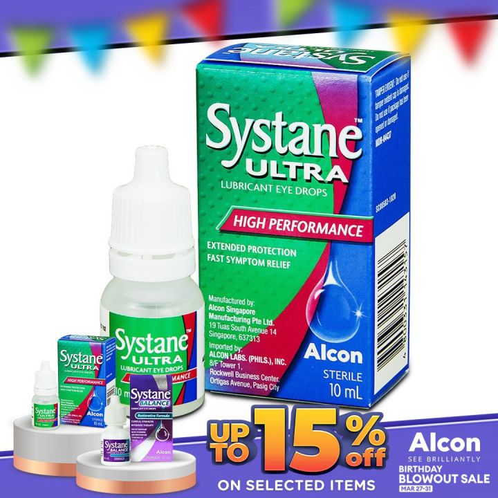 Alcon Systane Ultra Lubricant 10ml Eye Drops Lazada Ph