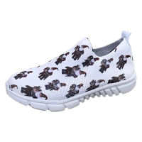 Spring Summer Women Sports Shoes Flat Bottom Lightweight Breathable Slip On Cartoon Women S Sneaker WomenS Sports Shoes