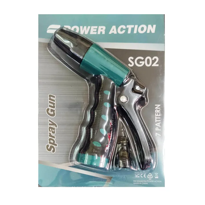 POWER ACTION Adjustable Jet Water Spray Gun SG02 Lazada