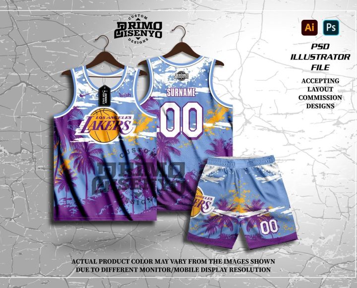 Los Angeles Lakers Style Customizable Basketball Jersey – Best