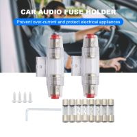 Car Audio Refit AGU Fuse Holder 30A 60A 80A 100A Car Stereo Audio Circuit Breaker Inline Fuse for Cars Vehicle Automobiles Fuses Accessories