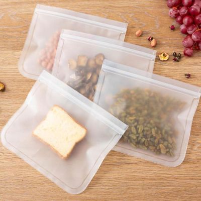 Food Storage Bags Reusable EVA Freezer Leakproof Top Kitchen Organizer Fresh Shut Bags Food Preservation Zip Bag Fruit