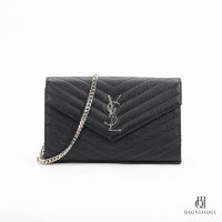 NEW YSL WOC 9 BLACK CHEVRON SHW