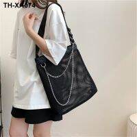 new mesh multi-function large capacity fashion basket seaside on single shoulder bag