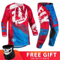 FLY FISH Motocross Jersey กางเกงชุดผู้ชาย MX ชุดเกียร์ Combos Moto อุปกรณ์ Enduro Motocross Off-Road Dirt Bike Clothes