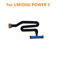 สำหรับโทรศัพท์มือถือ UMIDIGI POWER 5ใหม่ชิ้นส่วนปุ่มลายนิ้วมือของแท้อุปกรณ์ซ่อมสายเคเบิลแบบยืดหยุ่นเซนเซอร์