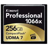 Kimsfnot Professional CF Card 64GB 128GB 32GB 256GB การ์ดความจำแฟลชการ์ด Compactflash 1066X UDMA7ความเร็วสูง160เมกะไบต์/วินาที