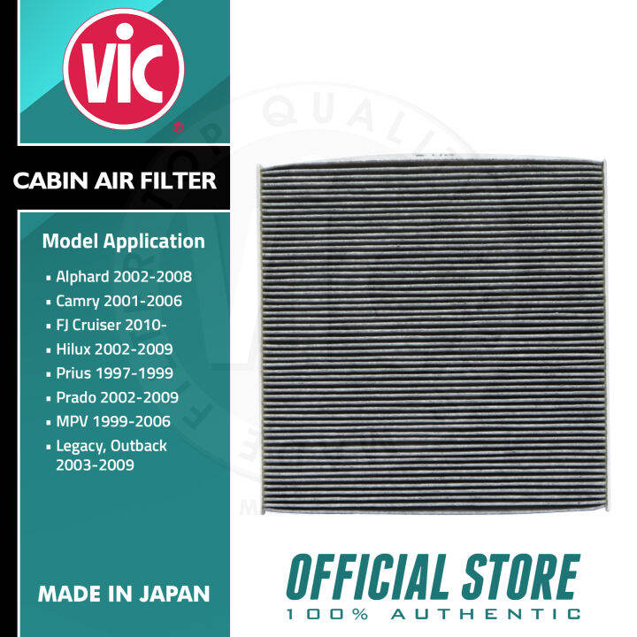 VIC XPower Activated Carbon Cabin Air Filter AC102EX for Toyota