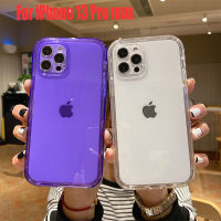 Colour Transparent case for iPhone 8 6 7 plus Bumper Shockproof Phone Case For Iphone X XS XR 11 12 Pro Max soft Silicone Cover