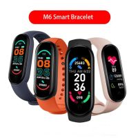 ▦ 2021 M6 Smart Band Watches Women Mens Watch Blood Pressure Monitor Sports Fitness Bracelet Smartwatch For Apple Xiaomi Android