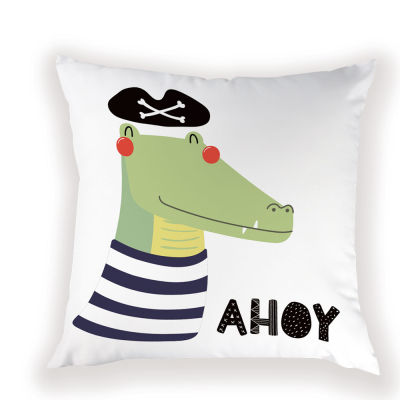 Nordic Unicorn Cartoon Pillow Case 45*45 Cute Animal Home Decoration Bed Cover Cushion Personalized Chair Pillowcases on Pillows