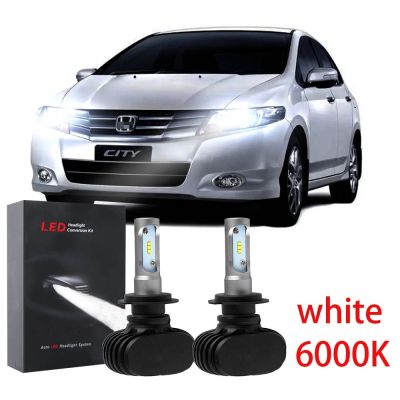 New หลอดไฟหน้ารถยนต์ LED 6000K สีขาว สําหรับ Honda City (TMO) 5th Gen 2008-2014