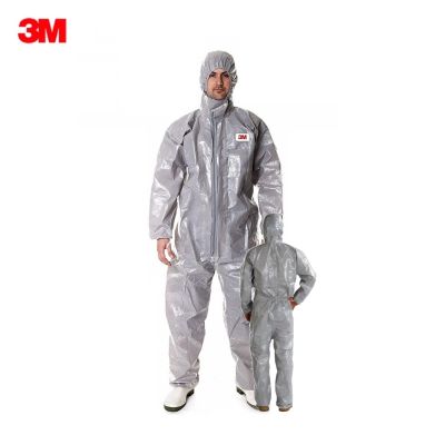 3M 4570 ชุดป้องกันสารเคมี ผ่านมาตรฐานการป้องกัน Coverall Grey Type 3/4/5/6