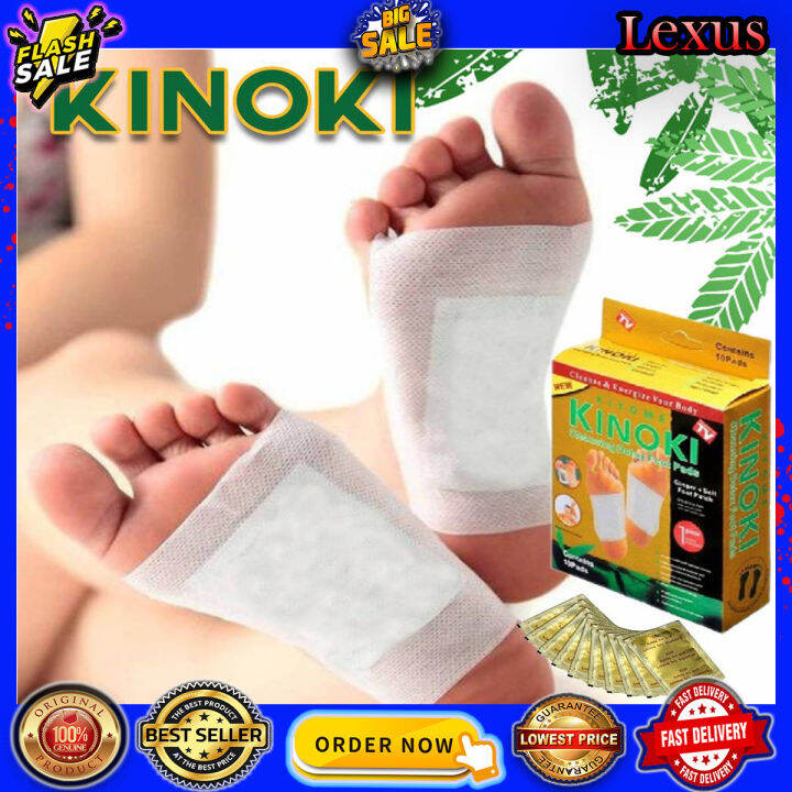 ORIGINAL Kinoki foot pads original japan sale 2box 20patches detox