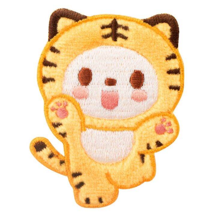 cartoon-tiger-embroidery-patch-stickers-cute-bag-ipad-mobile-phone-clothes-decoration-stickers-diy-cloth-stickers-without-ironing