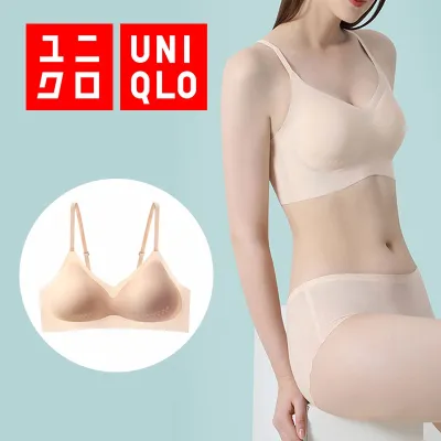 Uniqlo เสื้อชั้นในสตรี น้ําหนักเบา ไม่มีโครงเหล็ก Airism (เสื้อกั๊กใส่สบาย 
