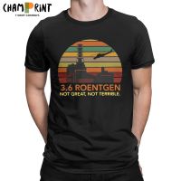 Mens Chernobyl 3.6 Roentgen T Shirt Pure Cotton Clothes Unique Short Sleeve Crewneck Tees Big Size T Shirt XS-6XL