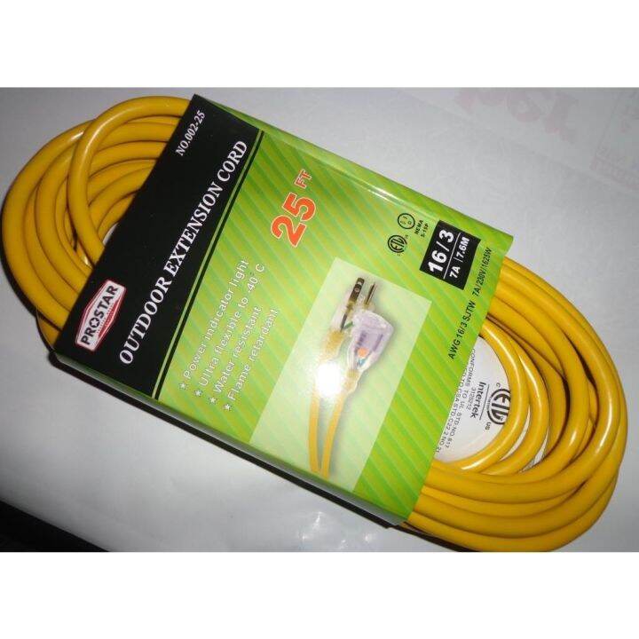 25 Ft Outdoor Extension Cord Outdoor Extension Cord Heavy Duty Lazada PH