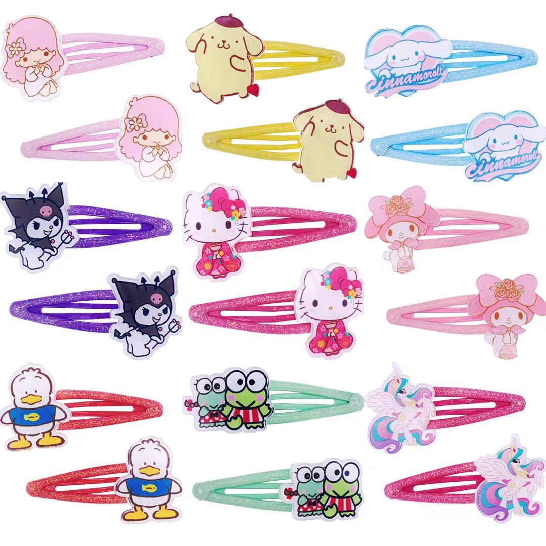 Hello Kitty Snap Hair Clips--Fruits and other Goodies Design by Sanrio 