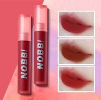 【 Fillurb】 Nobb ลิปสติกเนื้อแมทกำมะหยี่กันน้ำยาวนานยาวและกันน้ำมันลิปสติกเหลวการแสดงผลสีระดับสูงให้ความชุ่มชื้นถ้วยไม่ติดลิปกลอสไม่ซีดจาง