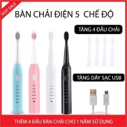 Bàn Chải Điện Tự Động Đánh Răng 5 Chế Độ