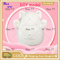 Rex TT Cute animal white model DIY doodle coloring vinyl piggy bank doll ornament gift toy