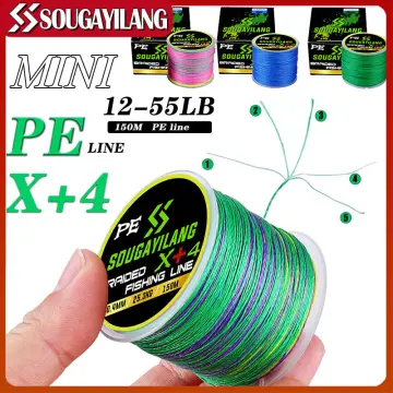 Shop Sougayilang 150m-550m Pe Braided Multicolor Fishing Line X 4