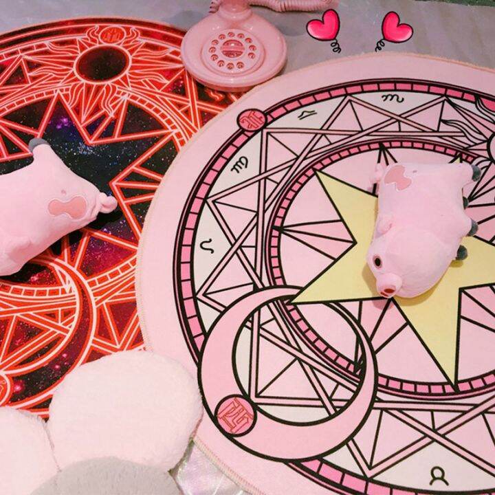 captor-sakura-rug-mat-magic-array-carpet-doormat-antislip-plush-princess-creative-handmade-living-room-coffee-table