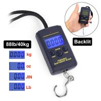 40kg/ 10g Pocket Electronic Digital Scale Balance Steelyard Hook Luggage Hanging Pocket Scale