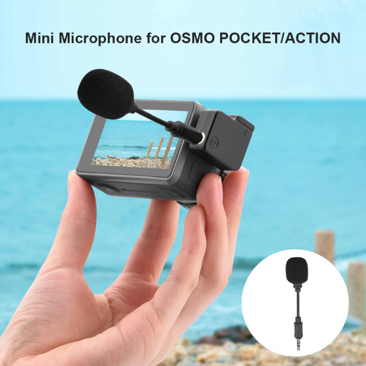 ไมโครโฟนขนาดเล็ก3-5มม-แบบพกพา-ไมค์สำหรับ-dji-osmo-pocket-osmo-action