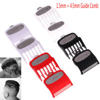 Water 1.5mm + 4.5mm Size GUIDE comb ATTACHMENT comb set พร้อม clipper Holder โลหะ