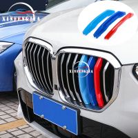 UYJRFTH สำหรับ BMW X1 X3 X4 X5 X6 E84 E70 E71 F15 F16 F25 F26 G01 G02 G05 M สีด้านหน้า Air Grille หม้อน้ำ Grille Trim