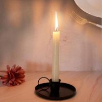For Tabletop Wedding Party Decor Candle Holders Retro Candle Holder Metal Iron Wrought Iron Candlestick Taper Home Decorations