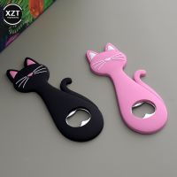 Magnetic Refrigerator Bottle Opener Cartoon Beer Bottle Opener Cute Cat Shape Refrigerator Decoration Fridge Magnet Beer Openers