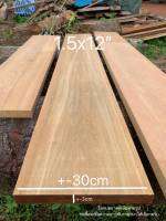 ไม้ตะเคียน(Wood)ขนาด 1.5"x12"ชื่อ Merawan Wood มีสีน้ำตาลแกมเหลือง มีลายไม้สวยงาม(ไสกบพร้อมนำไปใช้งาน)