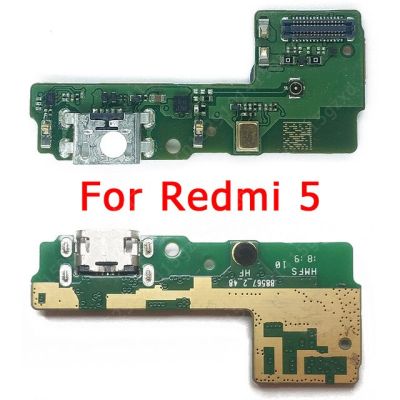 ชาร์จพอร์ตสำหรับ Xiaomi Redmi 5a 5บวก5บวกขั้วต่อ Usb บอร์ดซ่อมโทรศัพท์มือถือสายเคเบิลงอได้แท่นวาง Pcb อะไหล่ทดแทน