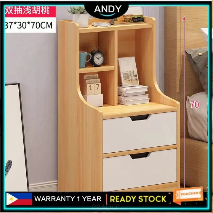 Office File Stands Home Nightstand 3 Drawer Pedestal with Lock