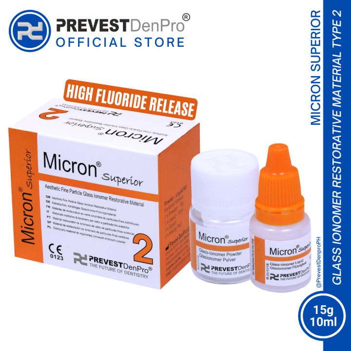 Micron Superior (Radiopaque, Glass Ionomer Cement, Restorative