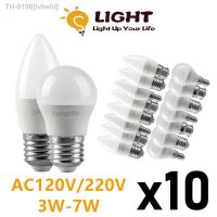 ❐✠✤ ivhefd 10PCS Lâmpadas Energy-efficient G45 C37 E14 E27 3W-7W AC230V AC110V 3000K/4000K/6000K Led Bulb Lâmpada Para Decoração de