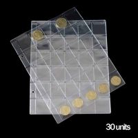 ☌✁ 2016 new 10PCS/Lot 30 pieces/page storage coins album sheets of coin album loose-leaf inners of Coin Holders hot sale
