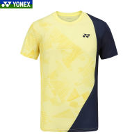 YONEX Yonex เสื้อแบดมินตันเสื้อยืดคู่แห้งเร็วเสื้อยืดกลุ่มซื้อชุดแข่ง